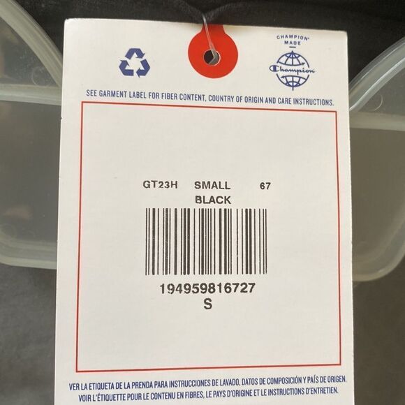 CHAMPION Men’s Classic Graphic Camo Center C Black T Shirt Size S NWT - Picture 5 of 5